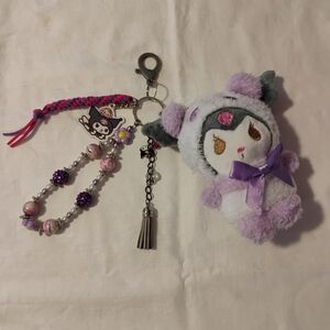kuromi bag charm